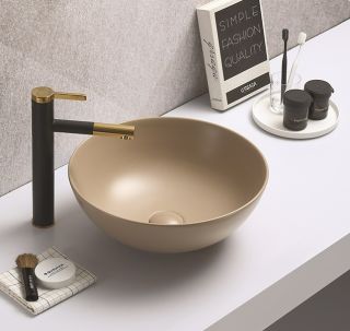 Раковина CeramaLux 104MC-1 капучино 41.5 см